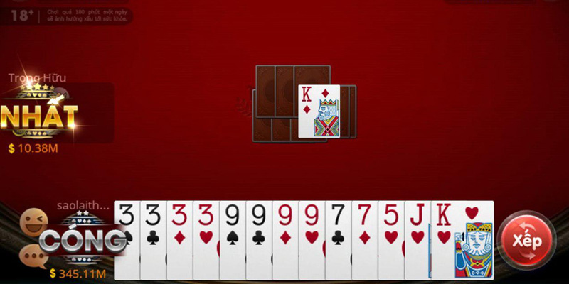 Luật chơi tiến lên miền Bắc tại 888B