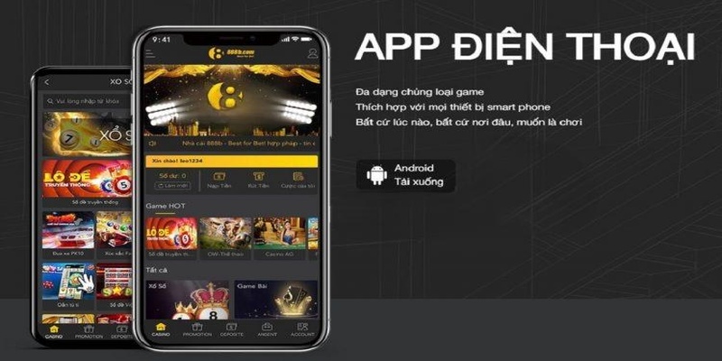 Link tải app 888b chính thức ở đâu?